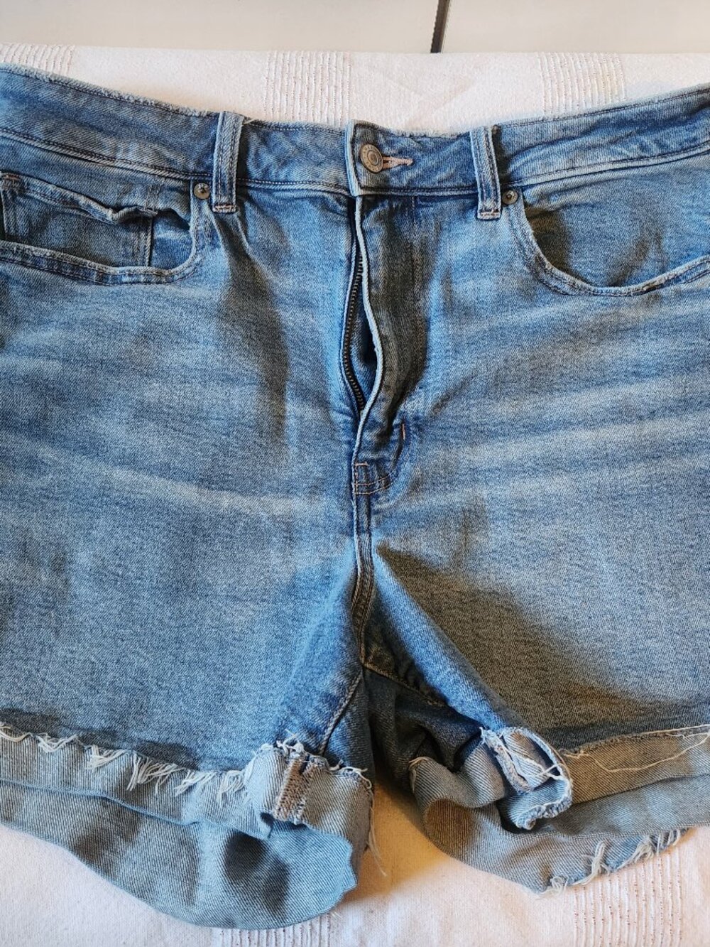American Eagle Women Stretch Denim Shorts Size 14